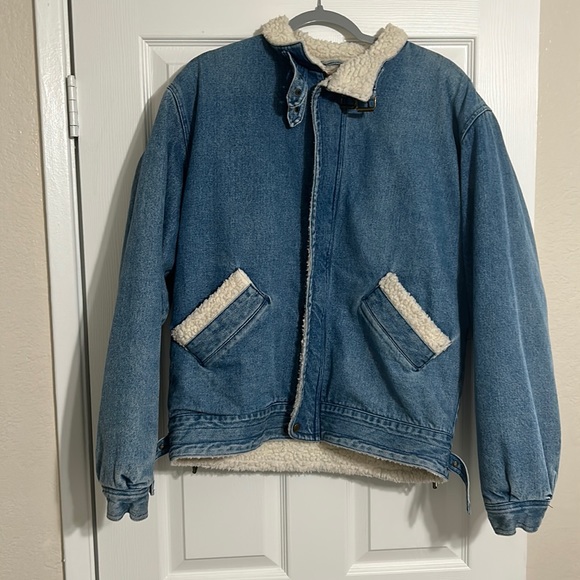 EUC Vintage Guy Laroche Men’s Lined Denim Jacket HEAVY - Picture 9 of 9